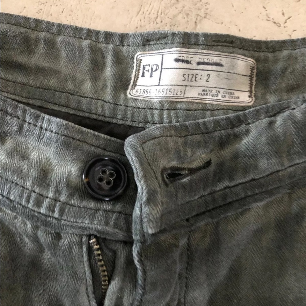 Free people olive green pants